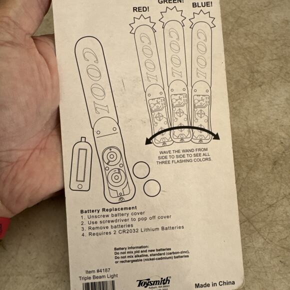 Toy Smith Fantastic Triple Beam Light Lights Red Blue & Green Lights - Picture 8 of 8